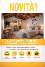 Mini apaprtamenti a 5 minuti dalla ferrari