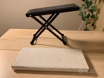 Poggiapiede portatile per chitarra