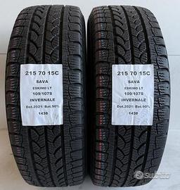 2 gomme 215 70 15c sava a1438