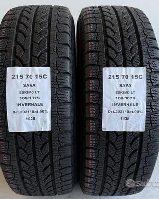 2 gomme 215 70 15c sava a1438
