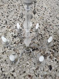 lampadario vetro plexiglass 