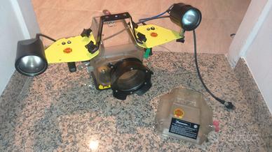 Scafandro subacqueo NIMAR con fari