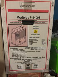 Stufa con  combustibile