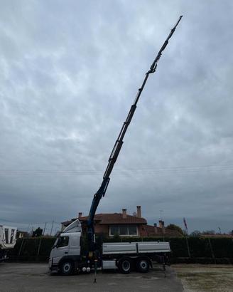 Volvo FM 450 gru Palfinger 34000 6+3 cass. riblat.