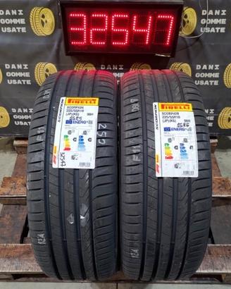 2 GOMME NUOVE 225 55 18 ESTIVE DELLA PIRELLI SCORP