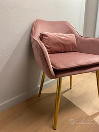 Set poltrone velluto