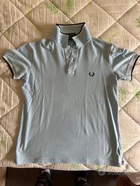 Polo Fred Perry uomo azzurra tg. 46/48