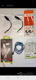 Cavetti Type-C Jack3,5\Usb a TypeC\Cavo Iphone