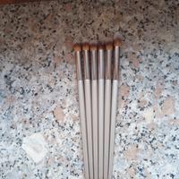 Set trucco di pennelli per sfumare l'ombretto 