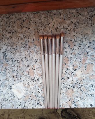 Set trucco di pennelli per sfumare l'ombretto 