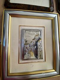 Quadro argento laminato