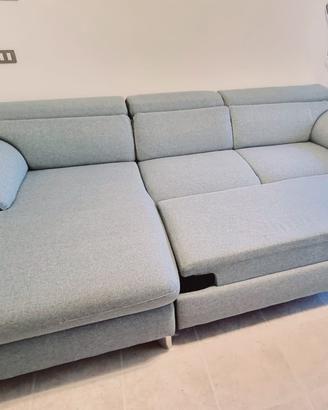 Divano letto con penisola