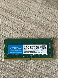 RAM Crucial 8 GB - PC4 - DDR4 - 2400 MHz