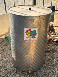 Botte acciaio inox 300 litri