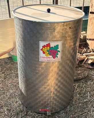 Botte acciaio inox 300 litri