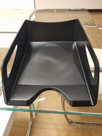 Vaschette portadocumenti in plastica nera