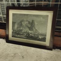 Litografia antica di Terracina