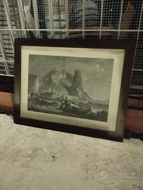 Litografia antica di Terracina