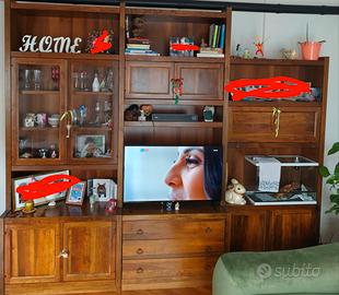 Mobile salotto legno massiccio 