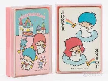 Carte da gioco Little Twin Stars Sanrio 1984 RARE