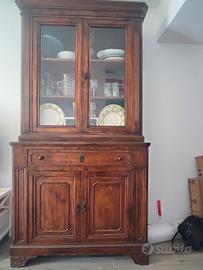 credenza vintage con vetrina 