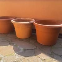 3 vasi grandi per piante