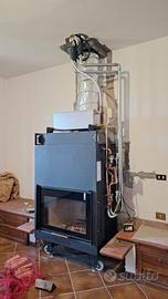 Termocamino a legna idro Girolami TC EVO Plus 80