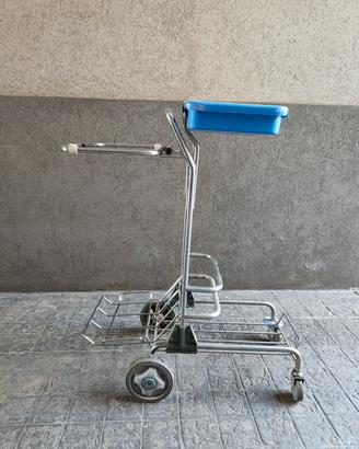Carrello per pulizie porta oggetti