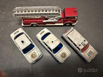 Mezzi emergenza polizia/vigili del fuoco vintage