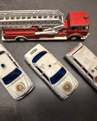 Mezzi emergenza polizia/vigili del fuoco vintage
