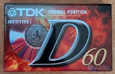 1 cassetta TDK D60EB - 60 minuti
