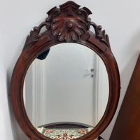 Specchio con cornice antica del 1800