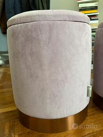 Coppia pouf contenitori Tomasucci