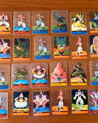 Lotto 30+ carte Dragon Ball Lamincards serie oro