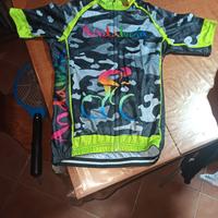 Completino ciclismo replica mimetica xs