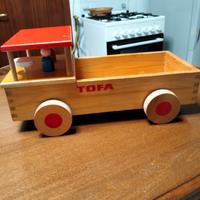 Camion giocattolo in legno anni 70