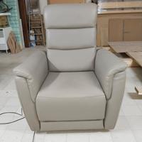 Poltrona Relax elettrica in pelle