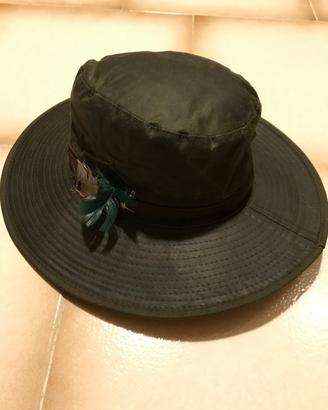 Cappello british donna in cotone cerato
