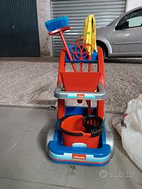 carrello pulizie