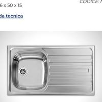 Lavello mondo convenienza come nuovo.