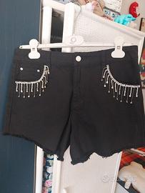 Skort nero nuovo tg M