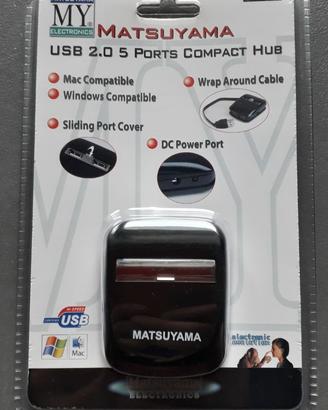 Matsuyama USB 2.0 5 Ports Compact Hub
