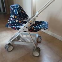 Passeggino giocattolo bambole Pliko