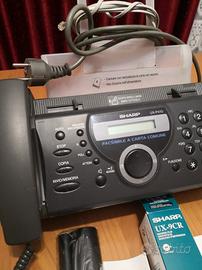 fax tel sharp uxp410 con rotolo pellicola