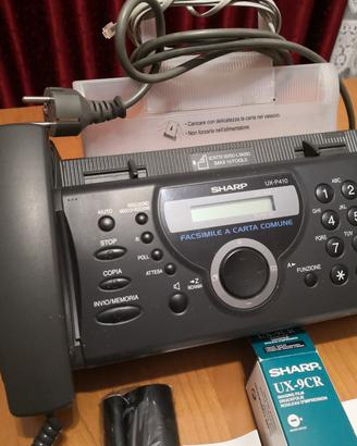 fax tel sharp uxp410 con rotolo pellicola
