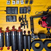 Sony rx100 mk5, custodia Isotta, flash Inon s200