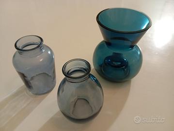 Vasi decorativi vetro blu