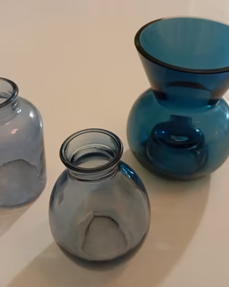 Vasi decorativi vetro blu