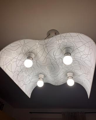 Lampadario moderno bianco