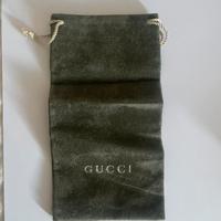 Busta porta occhiali in velluto Gucci